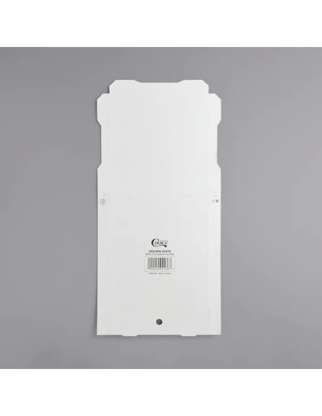 16" x 16" x 2" Customizable White Corrugated Plain Pizza Box - 50/Case