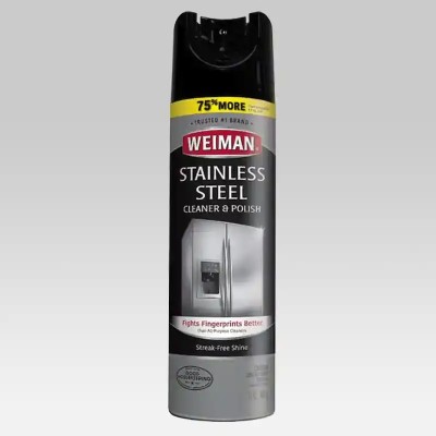 Weiman 17 oz. Stainless Steel Cleaner and Polish Aerosol...