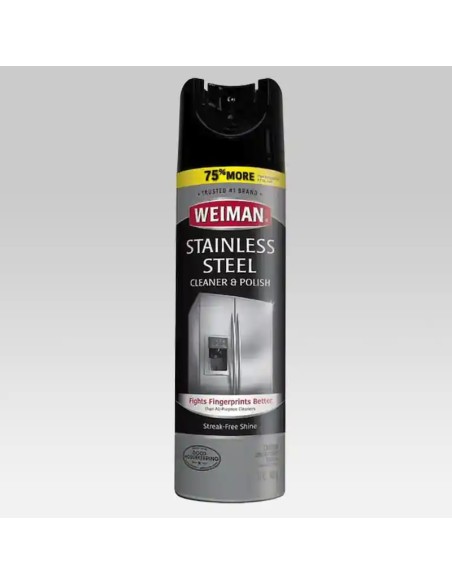 Weiman 17 oz. Stainless Steel Cleaner and Polish Aerosol 2/Pack