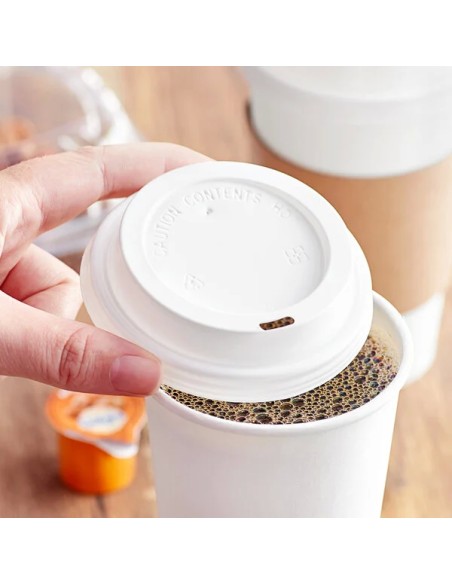 Traveler Dome Hot Cup with Sip Hole 8 oz -1000/Case