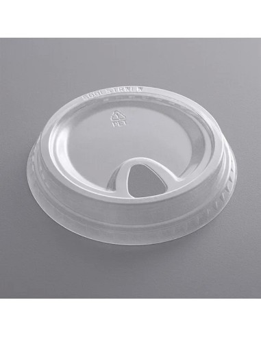 16, 20, and 24 oz. Clear Sip-Through Lid with Extra-Wide Opening – 1000/Case