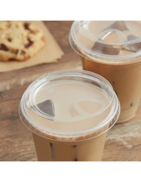 Clear Sip-Through Lid Fit 16 to 24 oz 98mm – 1000/Case