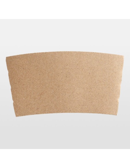 10 - 20 oz. Kraft Coffee Cup Sleeves 1000/Case