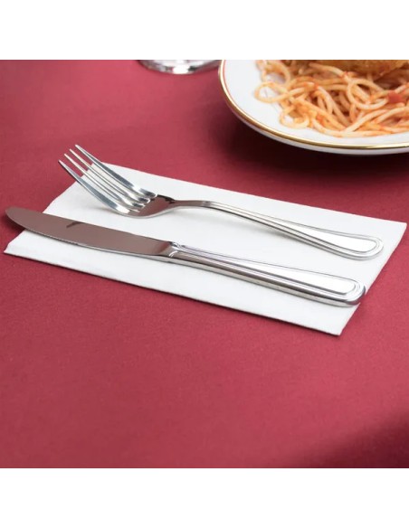 Linen-Feel White 1/6 Fold Guest Towel Napkin– 500/Case