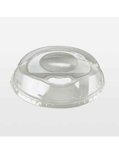 ASP662 Clear 9/12 oz. Plastic Sip Thru Dome Lid 10/100ct. 1000 pack