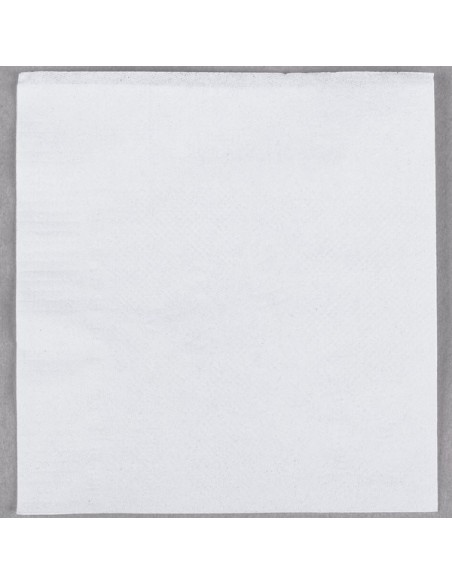 1-Ply White Beverage Cocktail Napkin 4000/Case