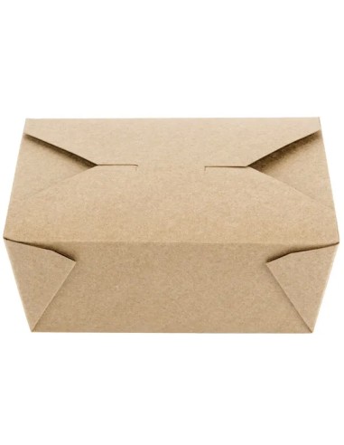 Kraft No 8 Microwavable Folded Paper Take-Out...