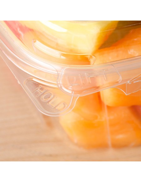 Dart ClearPac SafeSeal 16 oz. Tamper-Resistant, Tamper-Evident Container with Dome Lid - 200/Case