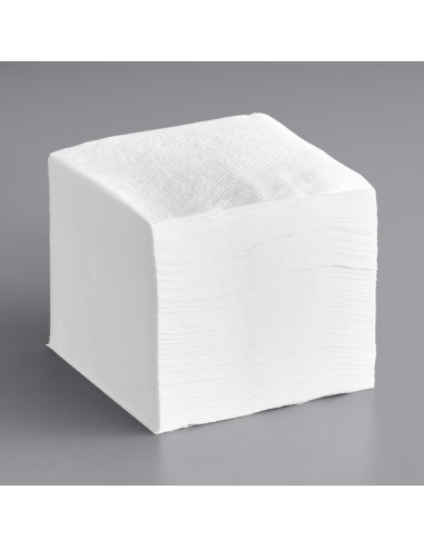 2-Ply White Beverage / Cocktail Napkin - 3000/Case