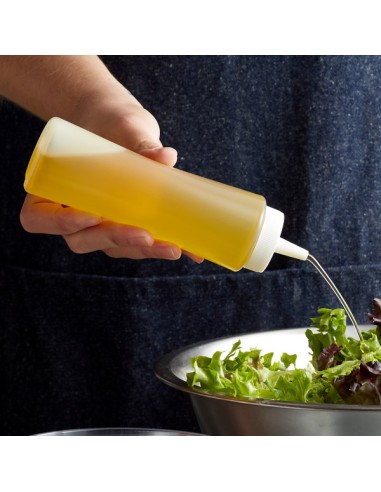 2 oz. Clear Squeeze Bottle - 12/Pack