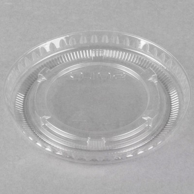 Dart Solo 3.25 to 5.5 oz  Clear Plastic Souffle Lids...