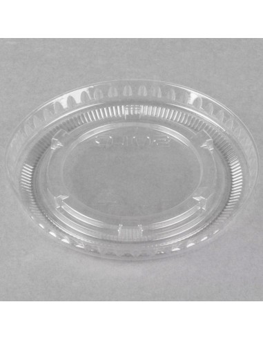 Dart Solo 4oz  Clear Plastic Souffle Lids 2500/Case