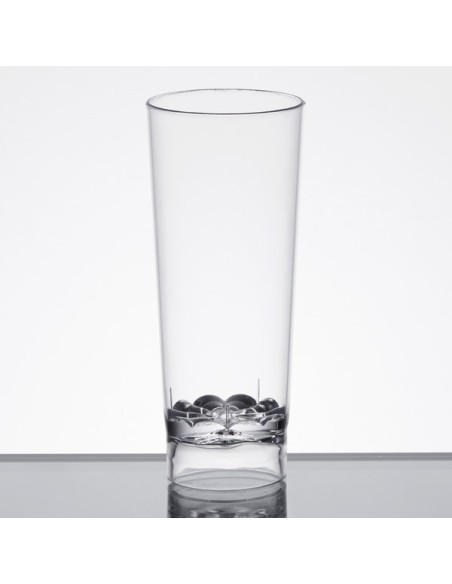Fineline Tiny Temptations 6413-CL 2 oz. Tiny Barware Clear Cordial Plastic Shot Glass - 200/Case
