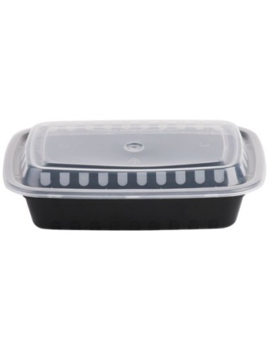 Black Rectangular 24oz Microwavable Heavy...