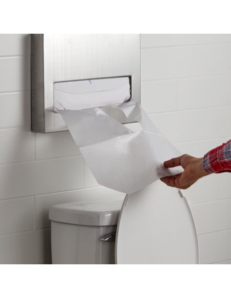 Lavex Janitorial Half Fold Paper Toilet Seat Cover - 500/Cs