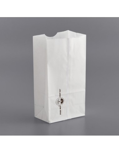 Bagcraft Packaging 300294 4 lb. Dubl-Wax® White Bag - 1000/Case