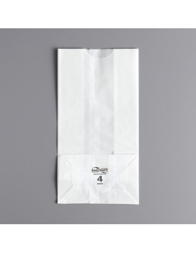 Bagcraft Packaging 300294 4 lb. Dubl-Wax® White...