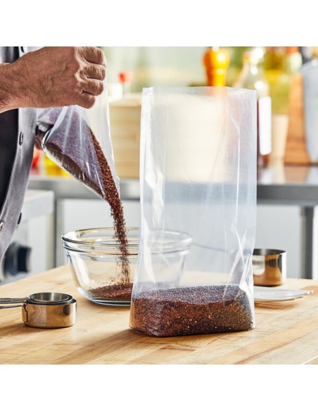 6 x 3 x 15 1.5 mil heavy duty plastic food bag - box