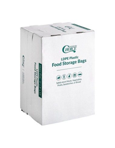 6 x 3 x 15 1.5 mil heavy duty plastic food bag...