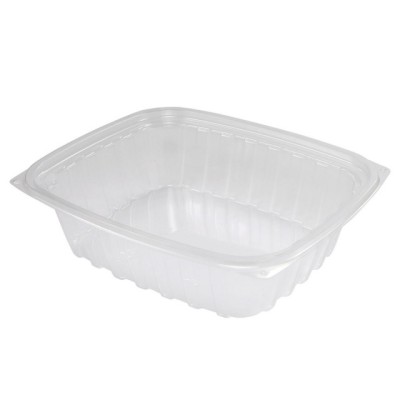 24 oz. ClearPac Plastic Rectangle Food Container Clear |...
