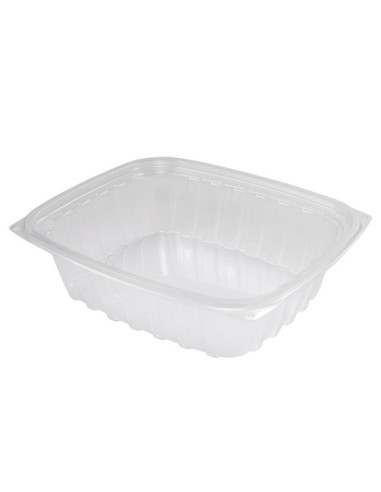 24 oz. ClearPac Plastic Rectangle Food Container Clear | 250/Case