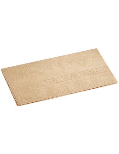 2-Ply Natural Kraft Dinner Napkin 15" x 17" -...