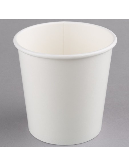 16 oz White Paper Food Cup Combo 250/Case