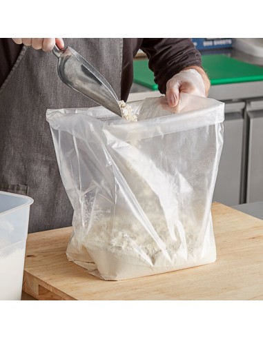 10" x 8" x 24" 1.5 Mil Clear Gusseted...