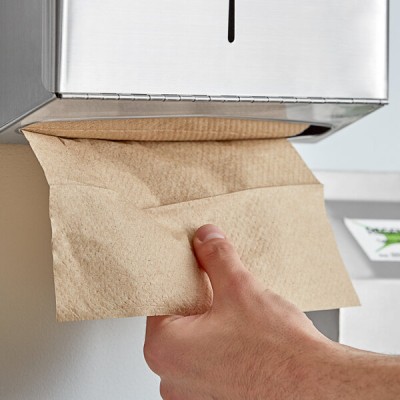 Natural Brown Kraft M-Fold (Multifold) Towel -4000/Case