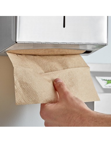 Natural Brown Kraft M-Fold (Multifold) Towel -4000/Case